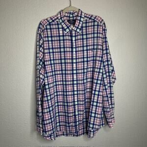 Vineyard Vines XXL Slim Fit Checked Button Up Tucker Shirt